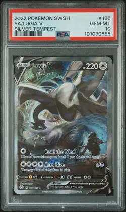 Lugia V 186/195 Silver Tempest Pokemon PSA 10 *885 - Image 1