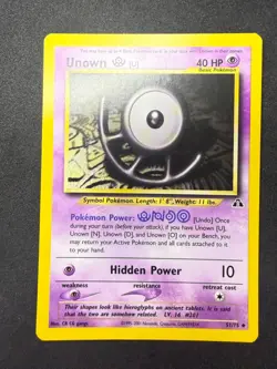 Unown U 51/75 | Neo Discovery | Uncommon | Pokemon Card | NM - Image 1