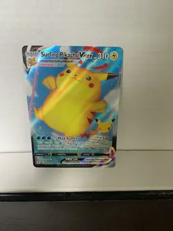 The Pokemon Company Surfing Pikachu VMAX 009/025 Celebrations Ultra Rare Holo - Image 1
