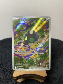 Shroodle Illustration Rare ME01: Mega Evolution 149/132 Pokemon NM - Image 2