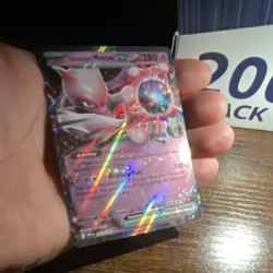 Pokemon TCG Team Rocket's Mewtwo ex 081/182 Destined Rivals Double Rare Holo - Image 3