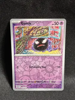 Pokemon 151 - Gastly 092/165 - Reverse Holo - NM/M - Image 1