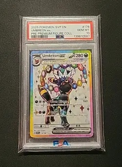 💎 PSA 10 2025 Pokemon Svp En Sv Black Star Promo #176 Umbreon Ex Premium Figure - Image 3