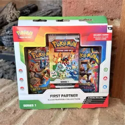 Pokemon First Partner Pack Series 1 Illustration Collection Promo Booster Box - Image 1