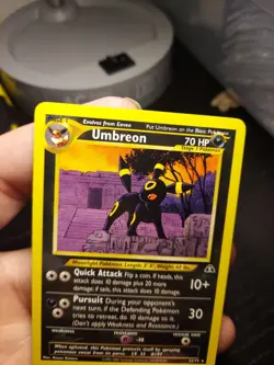 UMBREON RARE POKEMON NEO DISCOVERY 32/75 VINTAGE - Image 2
