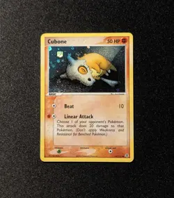Pokemon EX FIRERED&LEAFGREEN - #60/112 Cubone - Reverse Holo - ENG - MP/LP - Image 3