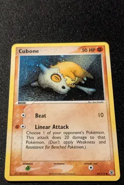 Pokemon EX FIRERED&LEAFGREEN - #60/112 Cubone - Reverse Holo - ENG - MP/LP - Image 4