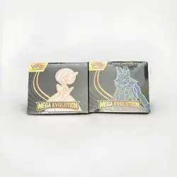 Pokemon Mega Evolution Elite Trainer Box ETB Set of 2 Sealed Gardevoir & Lucario - Image 1