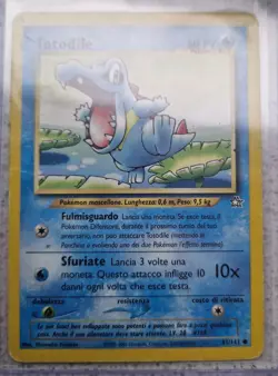 Pokemon Karten Set Tyracroc & Totodile Vintage Sammlung LP/Played - Image 2