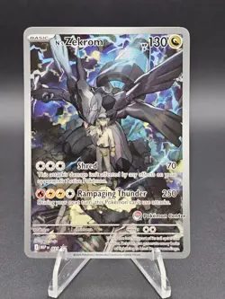 N's Zekrom Pokemon Center Stamp Promo Ascended Heroes PC ETB - Image 1