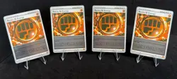 4x Pokemon - ROCKY ENERGY - Reverse Holo - PERFECT ORDER - 087/088 x4 - Image 1