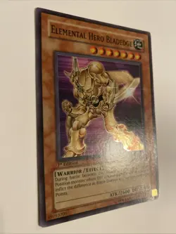 Yugioh Elemental Hero Bladedge EEN-EN007 Foil/Holo 1st Ed LP See All Pictures - Image 3