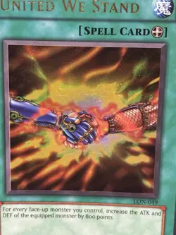 Yugioh Vintage 1996 United We Stand LON-049 Ultra Rare Unlimited Holo - Image 3