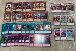 Complete X-Saber Edison Yugioh Deck with Extra, Staples - Image 1