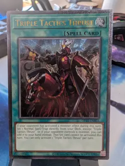 YuGiOh! Triple Tactics Thrust OP22-EN003 Ultimate Rare* - Image 1