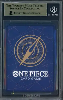 2025 One Piece #OP08106 Nami Serialized 3rd Anv BGS 10 - Image 2