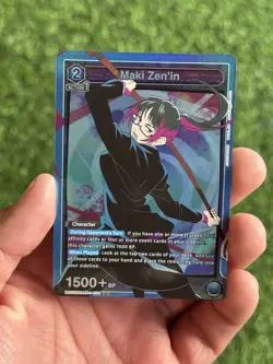 2023 Union Arena TCG - Jujutsu Kaisen UE03BT SR Maki Zen'in #JJK-1-050 - Image 1