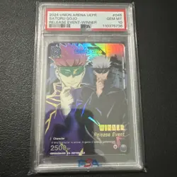 Union Arena Satoru Gojo UEPR/JJK-1-045 Release Event Winner Promo PSA 10 - Image 1
