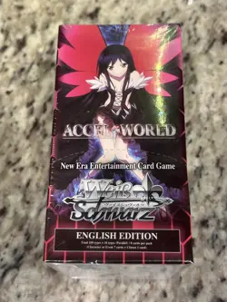 Weiss Schwarz Accel World English Edition Booster Box - Image 1