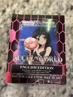 Weiss Schwarz Accel World English Edition Booster Box - Image 3