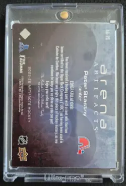 Peter Stastny #AA-PS 2025 Upper Deck Artifacts Arena Colisee Quebec - Image 2