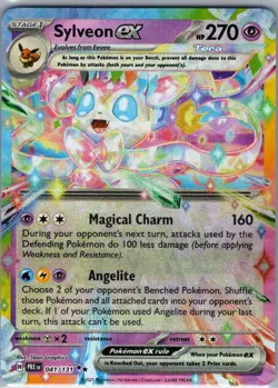 Sylveon ex 041/131 SV: Prismatic Evolutions - Pokemon Card - NM - Image 1