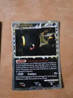 Pokemon TCG Umbreon Holo Lot 2 Cards Neo Discovery 32/75, Undaunted 86/90 - Image 1