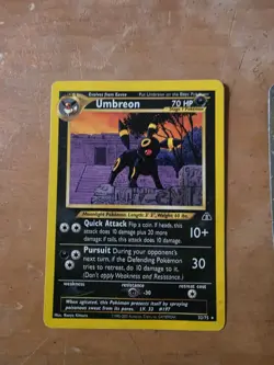 Pokemon TCG Umbreon Holo Lot 2 Cards Neo Discovery 32/75, Undaunted 86/90 - Image 2