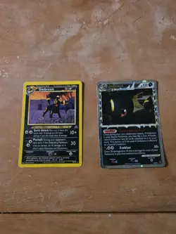 Pokemon TCG Umbreon Holo Lot 2 Cards Neo Discovery 32/75, Undaunted 86/90 - Image 3