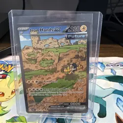 Pokemon TCG Iron Hands EX Paradox Rift 248/182 Special Illustration Rare Card - Image 1