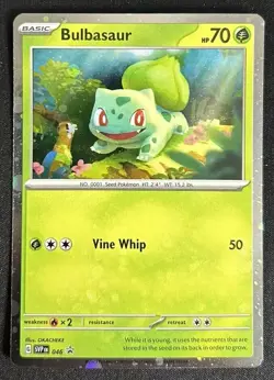 Bulbasaur SVP EN 046 PROMO Pokemon Scarlet & Violet 151 Trading Card Holo Eng - Image 1