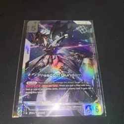 GD01-065 Freedom Gundam | Newtype Challenge Winner ENGLISH | Gundam Card Game - Image 1