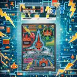 ACE 10 Rotom Ex 126/094 SIR Phantasmal Flames Pokemon Graded Card - Image 1