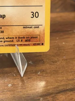 Pokemon Card Base Set Unlimited Diglett Energy Symbol Error 47/102 - Image 5