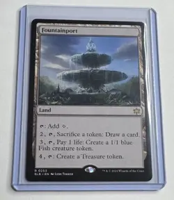 Fountainport #253 Bloomburrow Rare Land MTG NM/M - Image 1