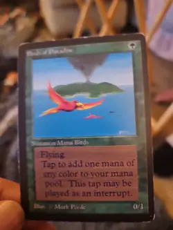 MAGIC THE GATHERING MTG RARE GREEN BIRDS OF PARADISE BETA - Image 4
