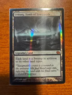 MTG Magic the Gathering Urborg, Tomb of Yawgmoth (13/15) FTV Realms LP FOIL - Image 1