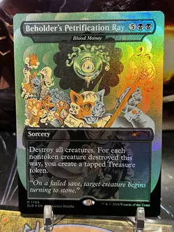 MTG | Beholder's Petrification Ray - Blood Money [Secret Lair DND] ✨FOIL✨ - Image 1