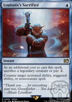 Louisoix's Sacrifice 59 R FINAL FANTASY Magic: The Gathering NM/M - Image 3