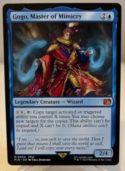 Magic MTG - Gogo, Master of Mimicry *Final Fantasy* Near Mint & Un-Played! - Image 1