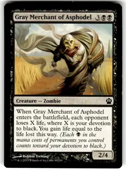 Theros Magic: The Gathering Gray Merchant of Asphodel MTG - Image 1