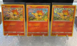 (3) 25th Anniversary McDonalds Pokemon 2021 Promo Cyndaquil Holo 10/25 - Image 1