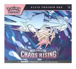 2x Pokemon Mega Evolutions ME4 Chaos Rising Elite Trainer Box Sealed Ships 5/25 - Image 1