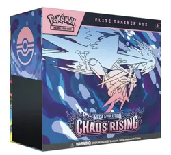 2x Pokemon Mega Evolutions ME4 Chaos Rising Elite Trainer Box Sealed Ships 5/25 - Image 3