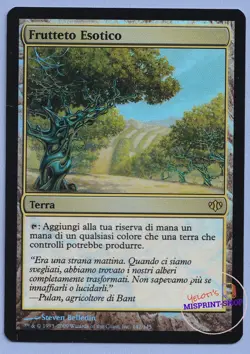 Exotic Orchard FOIL Italian Mtg MISPRINT. Same text as Reflecting pool - Image 1