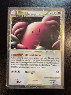 Blissey Prime 106/123 Holo - Heartgold & Soulsilver - Pokemon Card - NM - Image 1