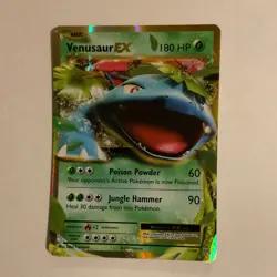 Pokemon Venusaur EX 1/108 Evolutions Ultra Rare Full Art Holo HP180 - Image 1