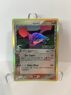 Salamence 14/113 EX Delta Species Reverse Holo Stamped Pokemon TCG 2005 NM - Image 1