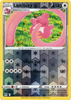 Lickilicky 139/196 Lost Origin Reverse Holo Uncommon Pokemon NM - Image 1