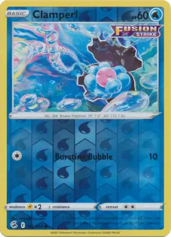 Clamperl 065/264 Reverse Holo Fusion Strike Common Pokemon TCG NM - Image 1